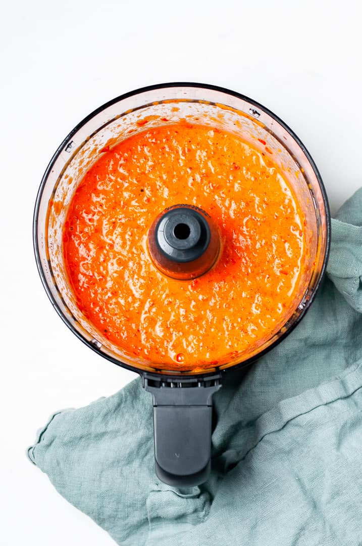 7 Ingredient Vegan Roasted Red Pepper Sauce Recipe Tasting With Tina