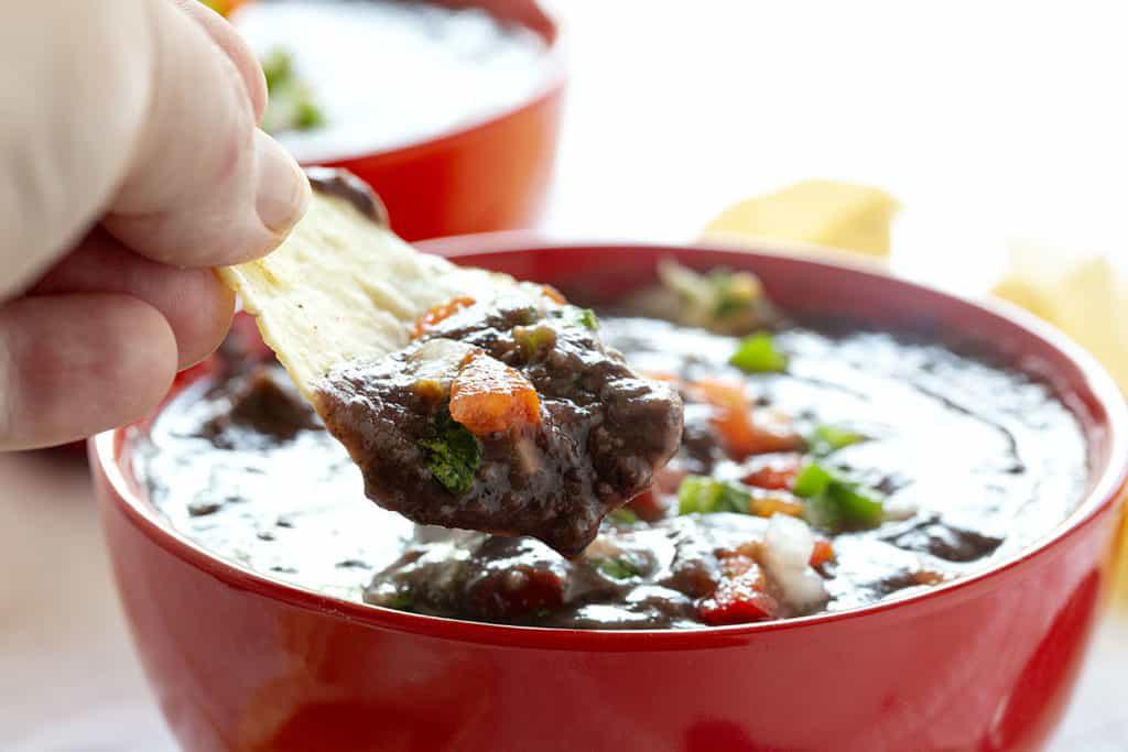 Low Calorie Black Bean Soup TASTYDONE