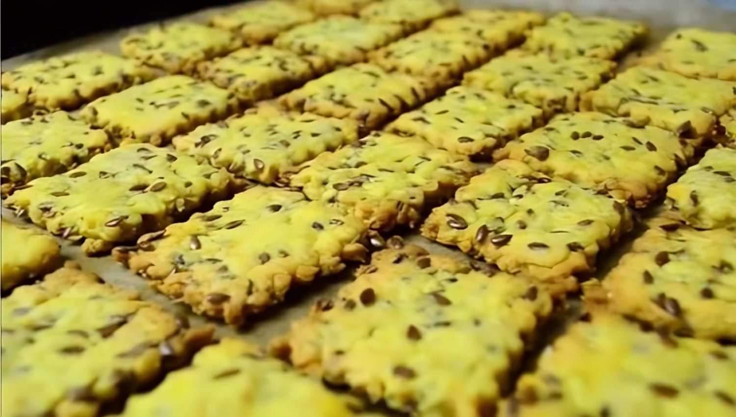 The Most Nutritious and Crunchy Flaxseed Galette Cookies