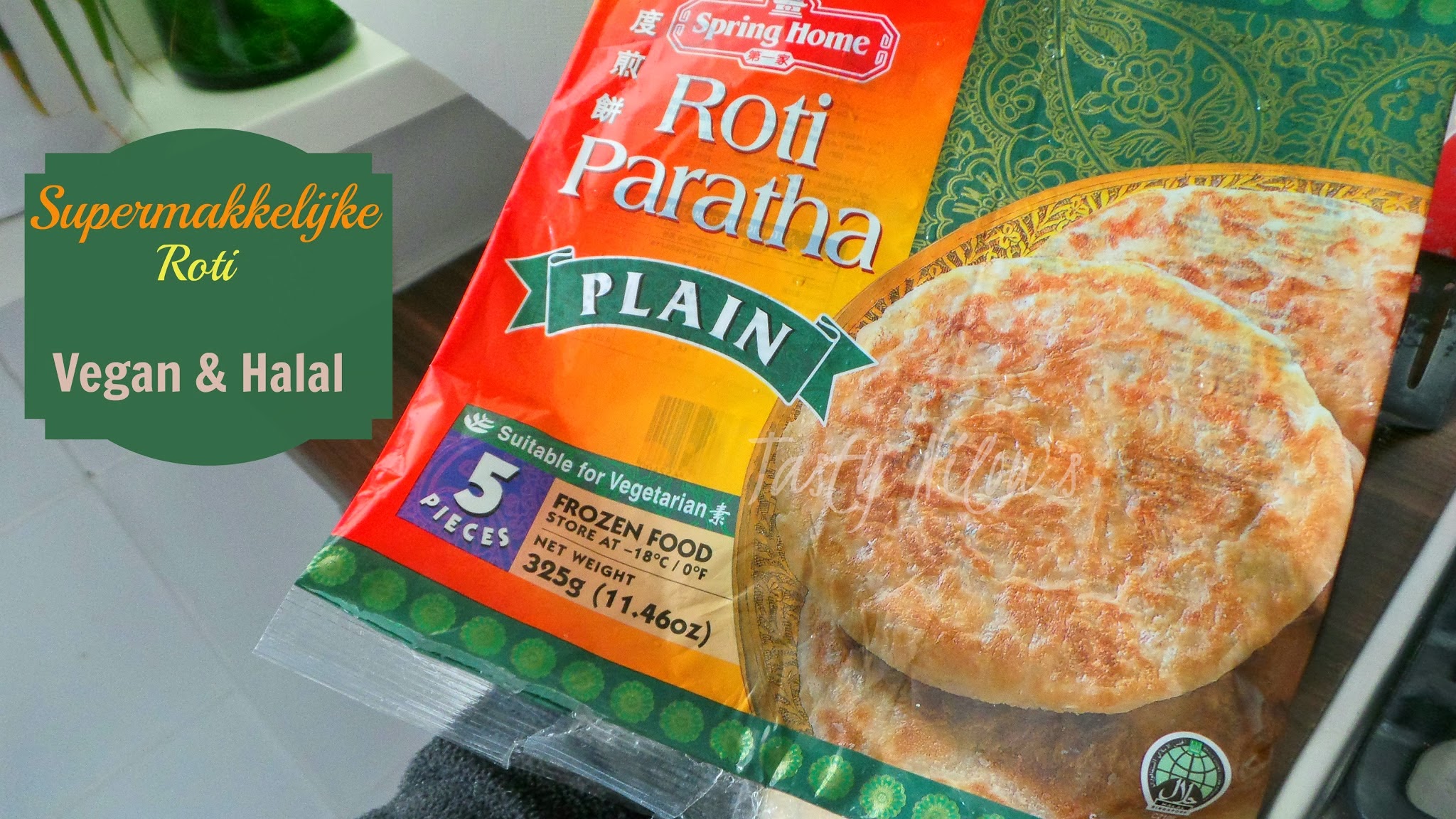 Supermakkelijke roti Vegan & Halal Tasty Nilou's