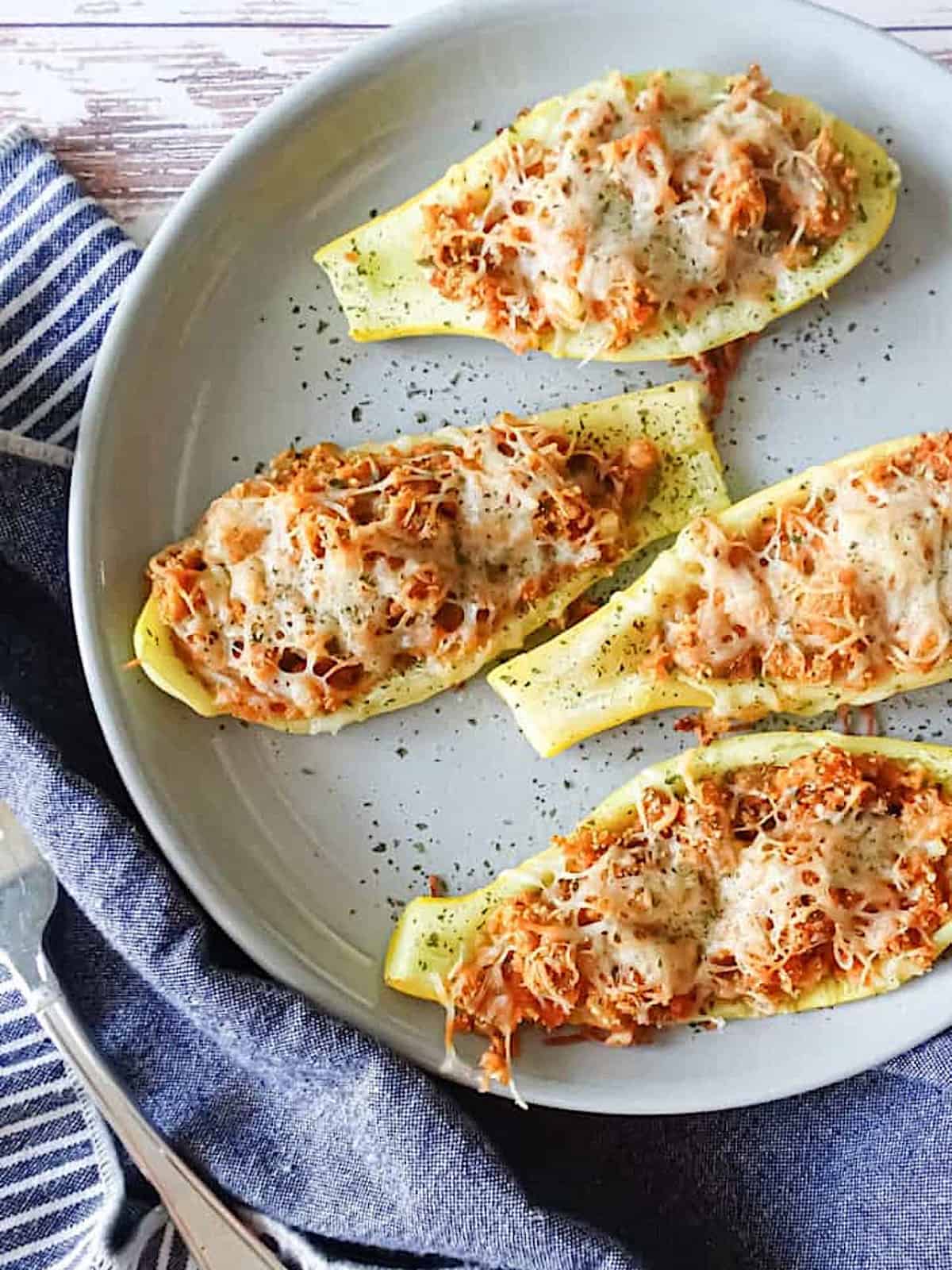 Stuffed Yellow Squash (Air Fryer and Oven Methods) Tasty Oven