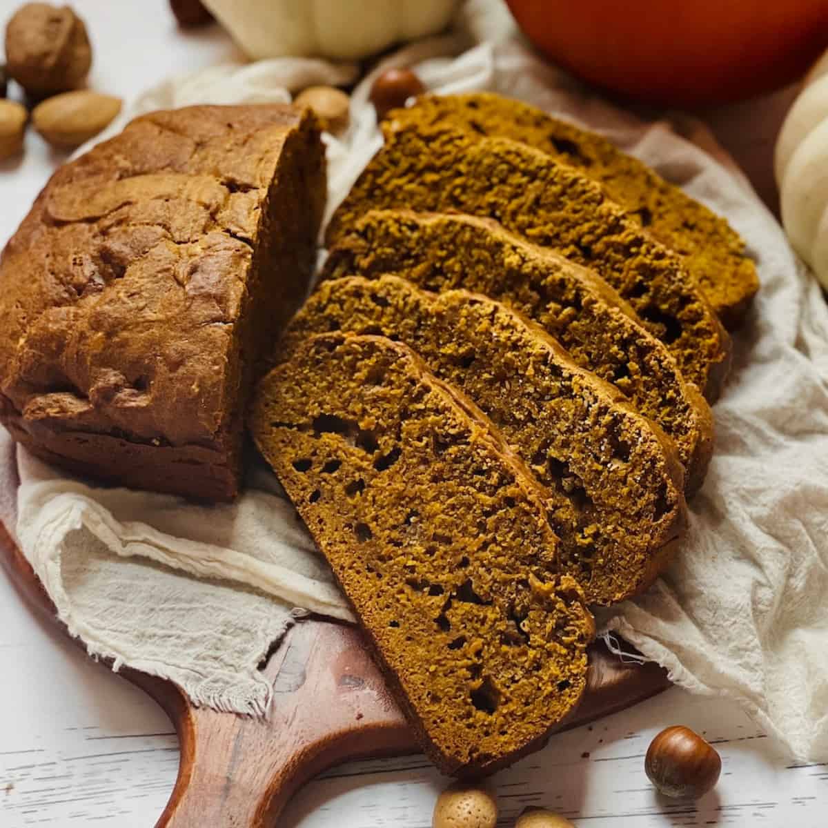 Easy Bread Machine Pumpkin Bread Recipe