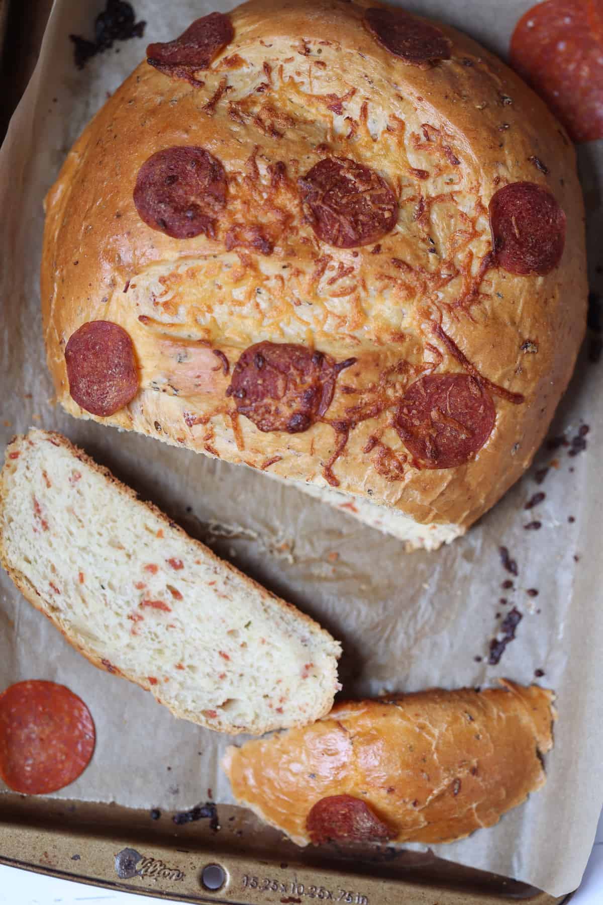 Pepperoni Bread Recipe Tasty Oven
