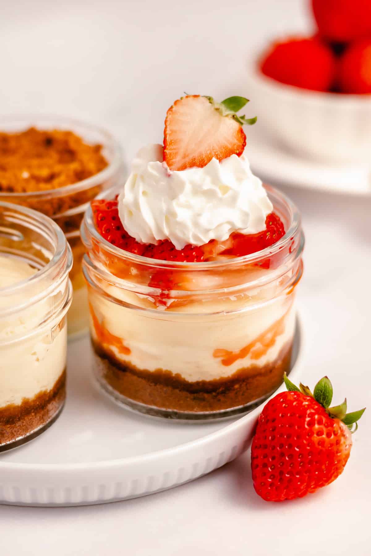 Instant Pot Mini Cheesecakes in Jars 3 Easy Ways!