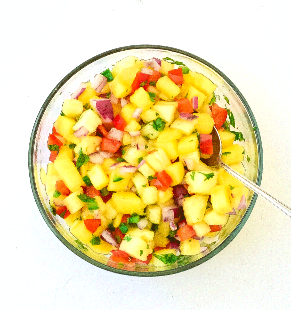 Mango Pineapple Salsa • Tastythin