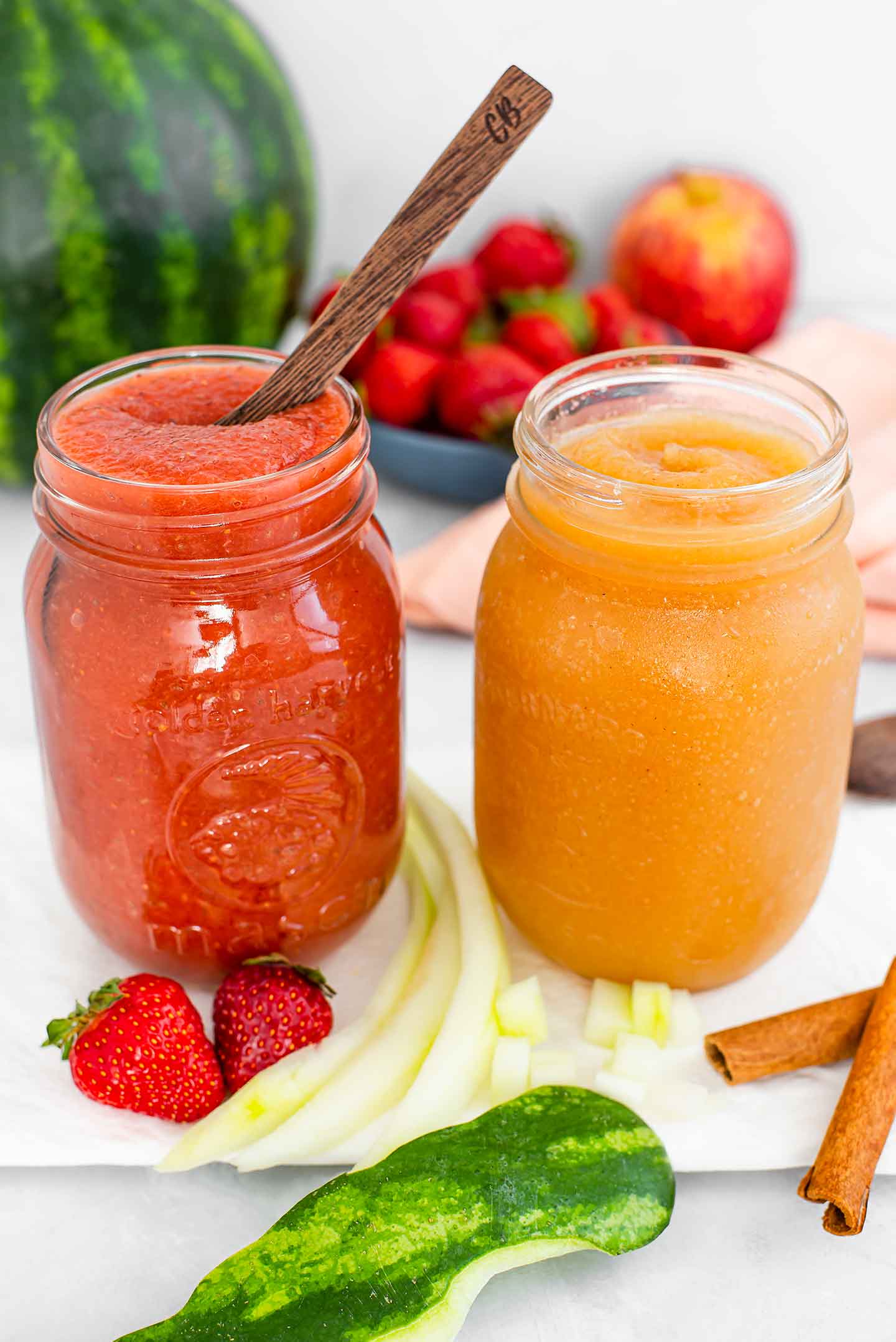 Watermelon Rind Fruit Sauce Easy & Delicious! • Tasty Thrifty Timely
