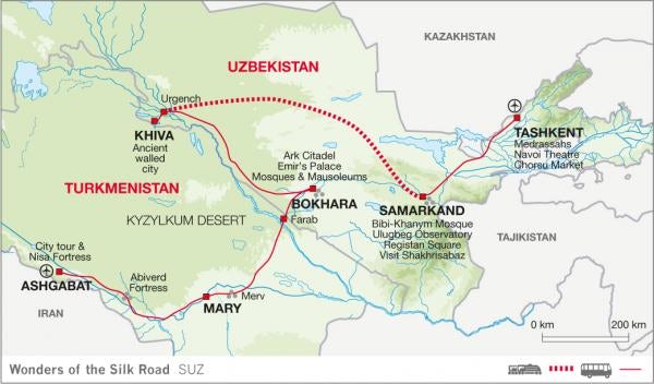 Wonders of the Silk Road Tour with Explore Worldwide
