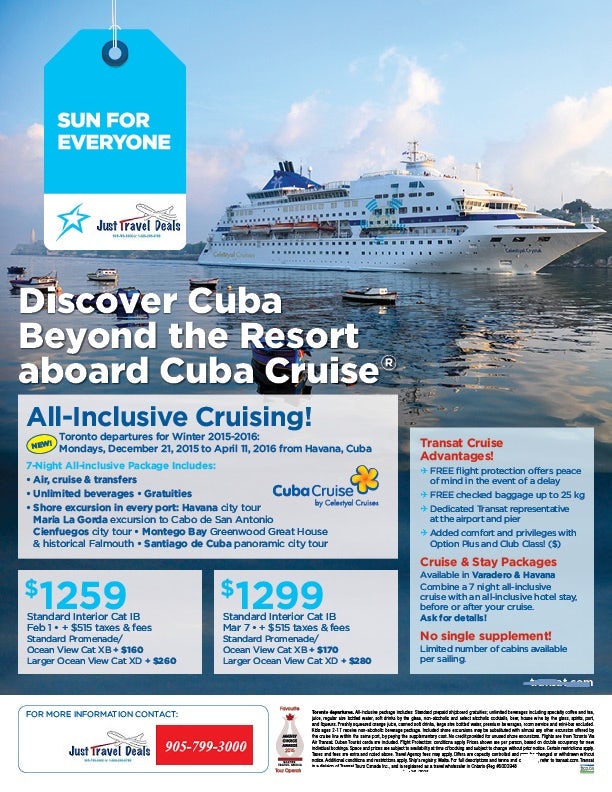 AllInclusive Cruising aboard Cuba Cruise