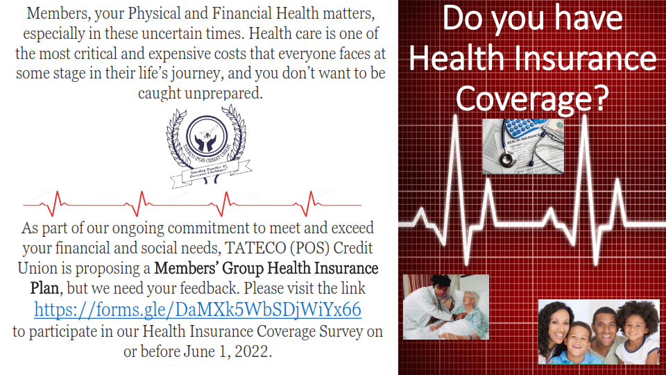 TATECO (POS) CREDIT UNION Health Insurance Coverage TATECO Credit