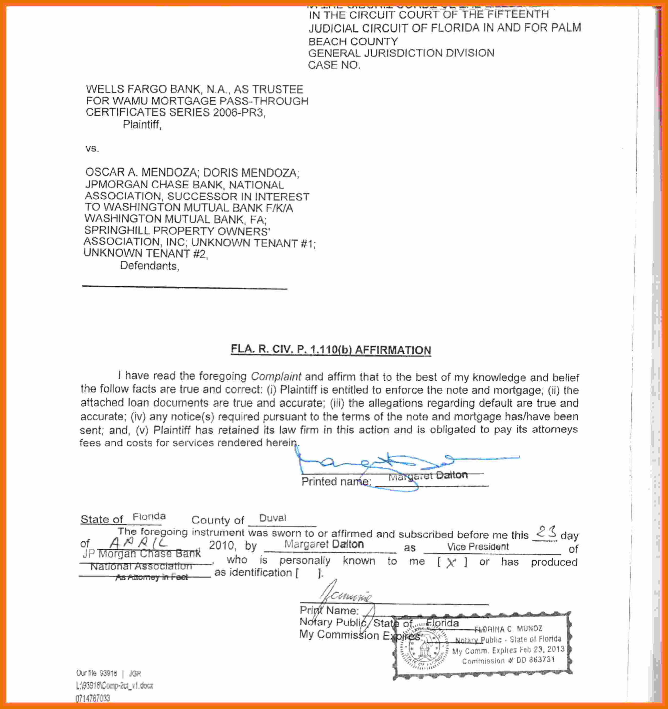 30 Example Of Notarized Document