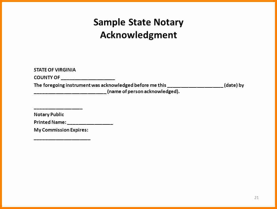 30 Example Of Notarized Document