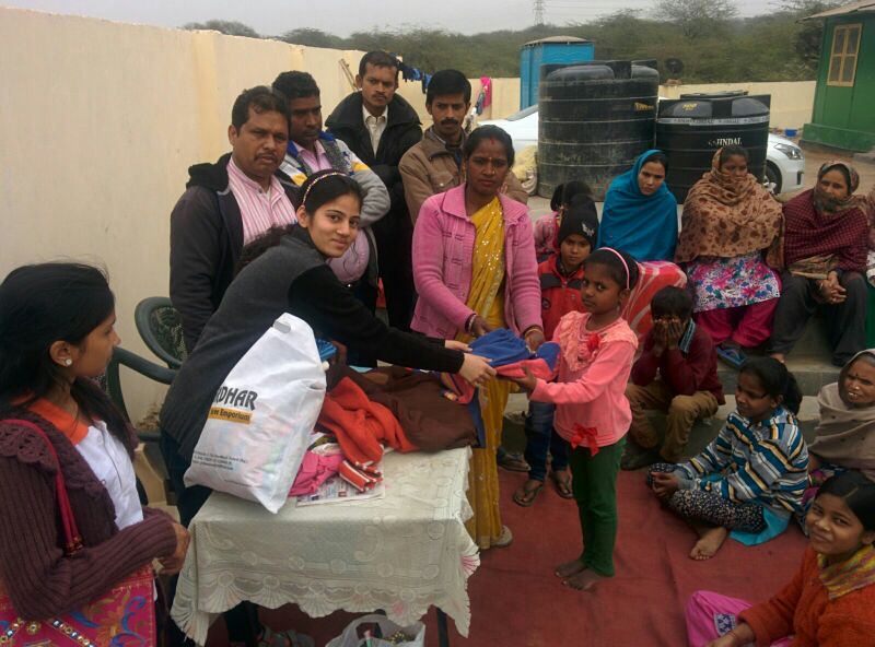 Clothes Donation Drive in Delhi TATHASTU BHAVA