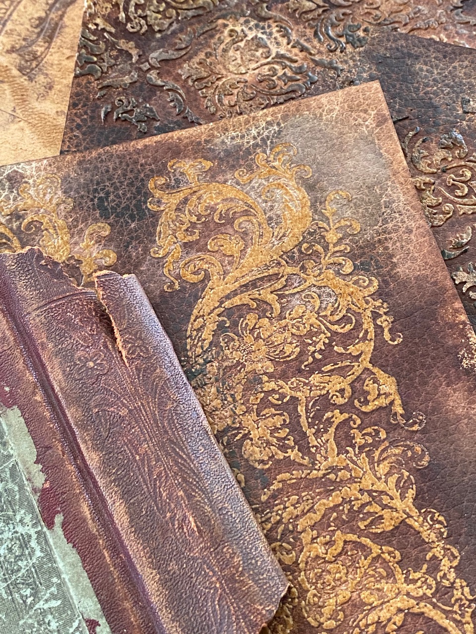 Vintage Embossed Leather Technique