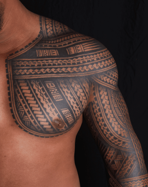 Two Black Lines Leg Tattoo Meaning 125 Bold Armband Tattoos And What 