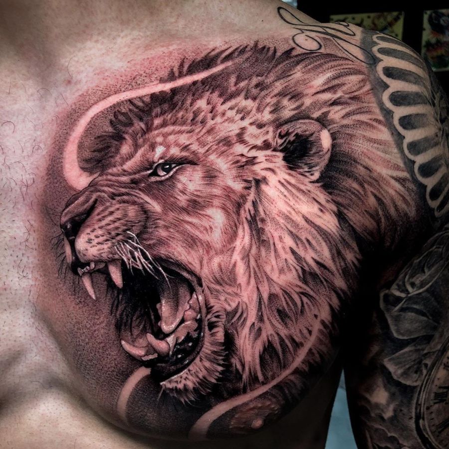 Löwen Tattoos in unserer Galerie der Woche Tattoo Spirit