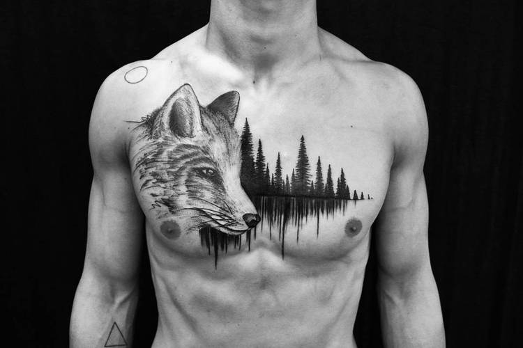 40 Creative Forest Tattoo Designs And Ideas | Page 3 Of 4 | Tattooadore 500_x_750_jpg
