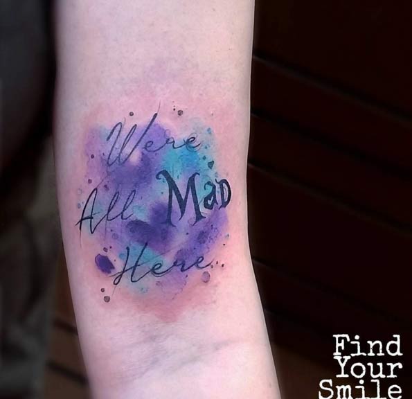 100+ Best Alice In Wonderland Tattoos - Tattooblend 576_x_595_jpg