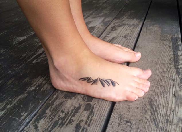 25 Breathtaking Mountain Tattoos That Flat Out Rock