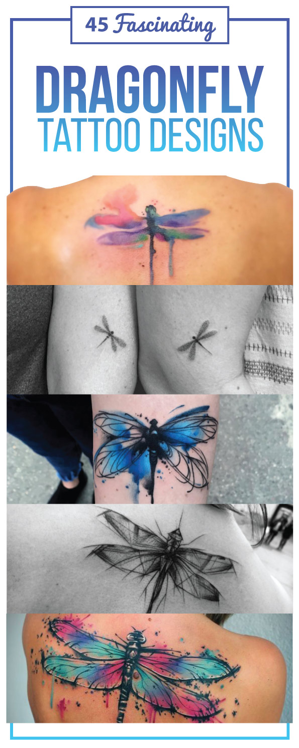 45 Fascinating Dragonfly Tattoo Designs TattooBlend