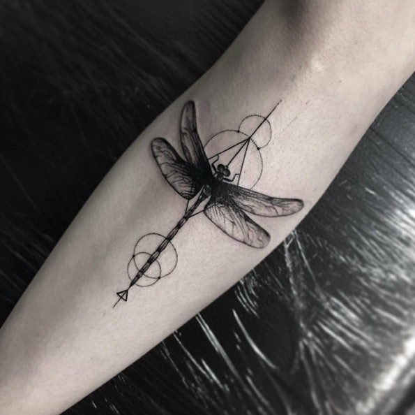 45 Fascinating Dragonfly Tattoo Designs TattooBlend