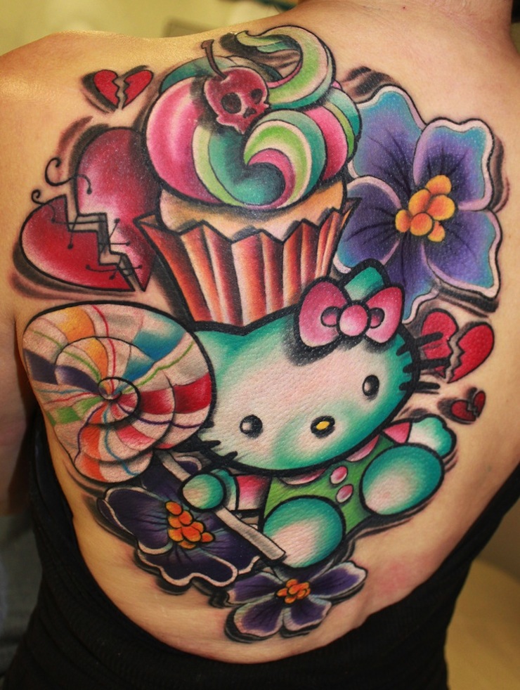 10 Funky New School Tattoos