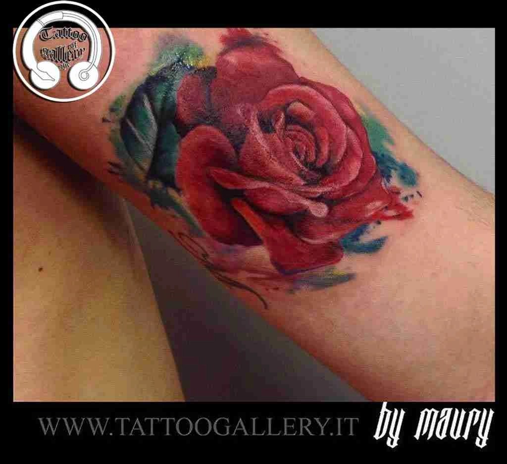 New Tattoo Red Rose - Tattoogallery.it 937_x_1024_jpg