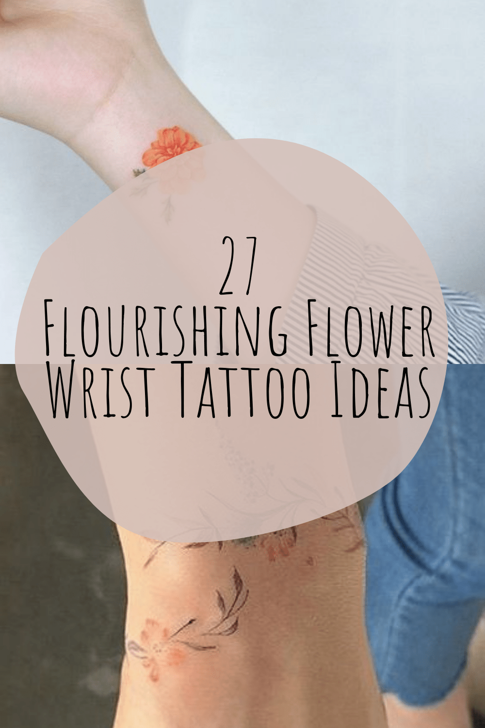 27 Flower Wrist Tattoo Ideas For Bracelet Tattoos Tattoo Glee