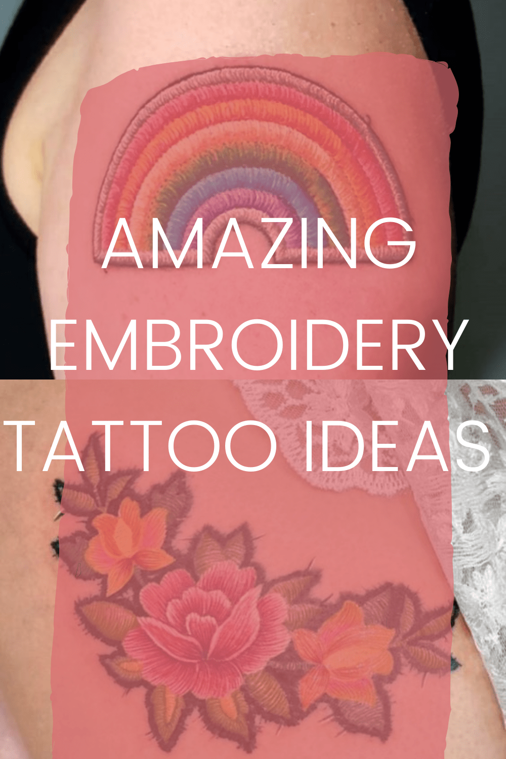 Extraordinary Embroidery Tattoo Ideas So Realistic! Tattoo Glee