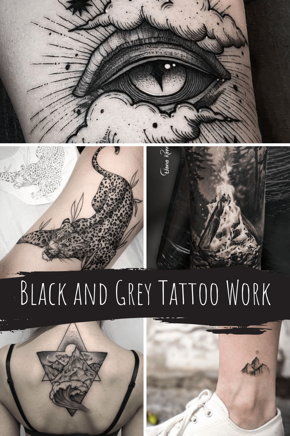Black & Grey Tattoo Work Tattoo Glee