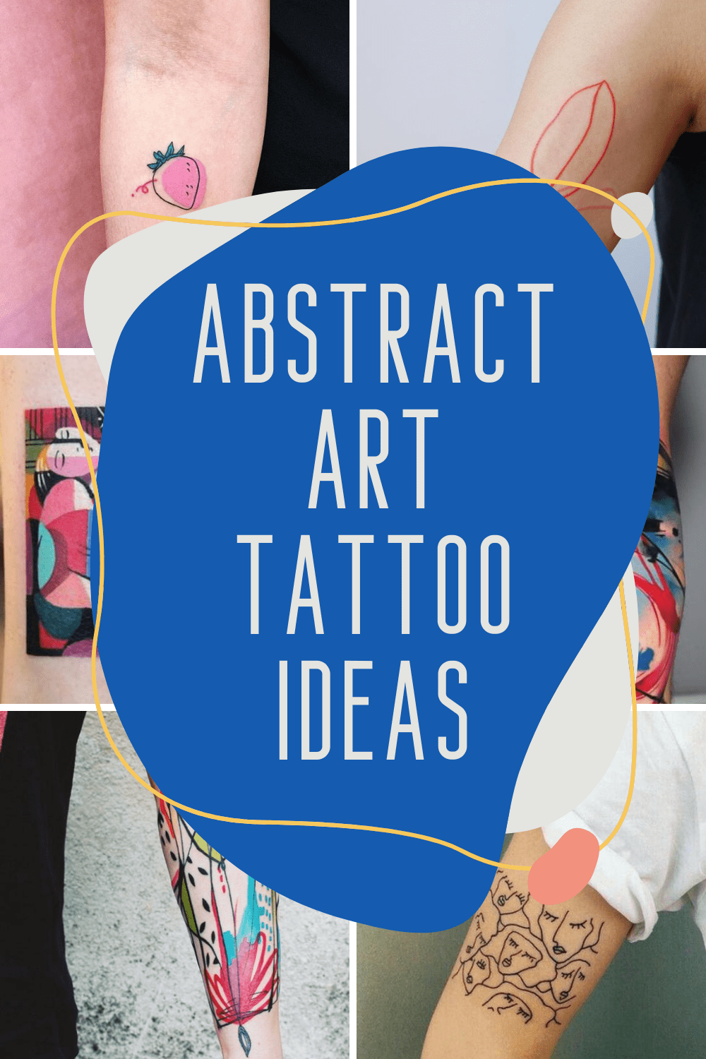 Colorful + Unique Abstract Art Tattoo Designs Tattoo Glee