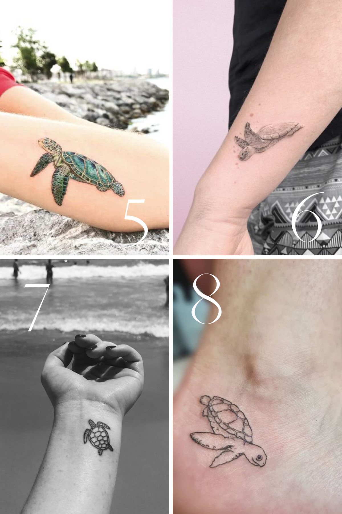 97+ Sea Turtle Tattoo Designs & Hawaiian Flowers - Tattooglee 1800_x_1200_jpg