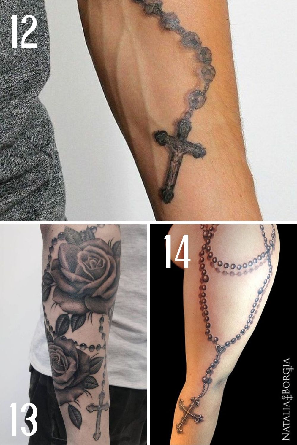 Rosary Tattoo On Arm Home Interior Design