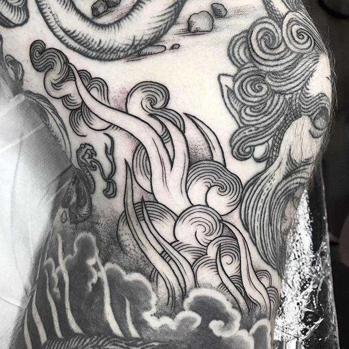 Flames Tattoo By Sam Rulz - Tattoogrid.net