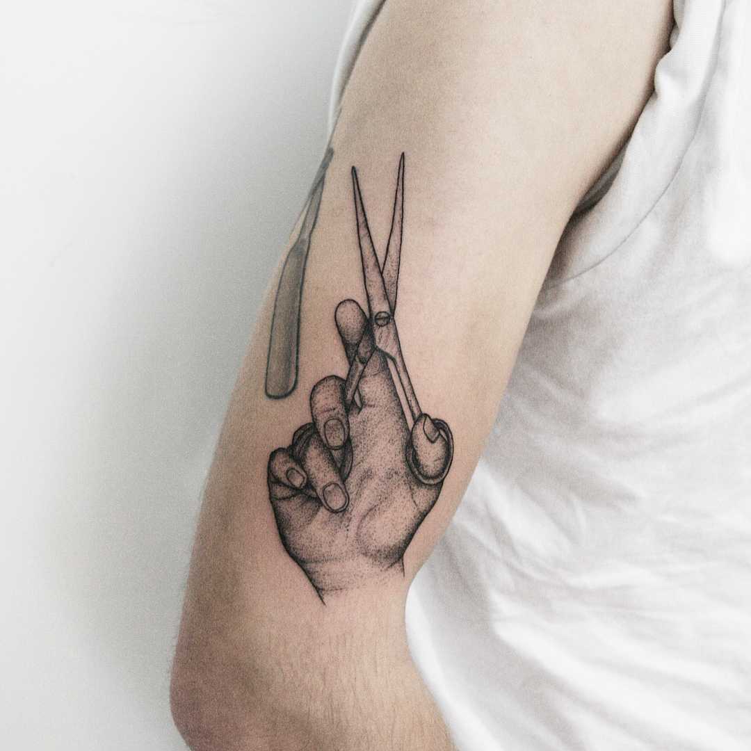 Barber's Tattoo By Tattooist Spence @Zz Tattoo - Tattoogrid.net 1080_x_1080_jpg