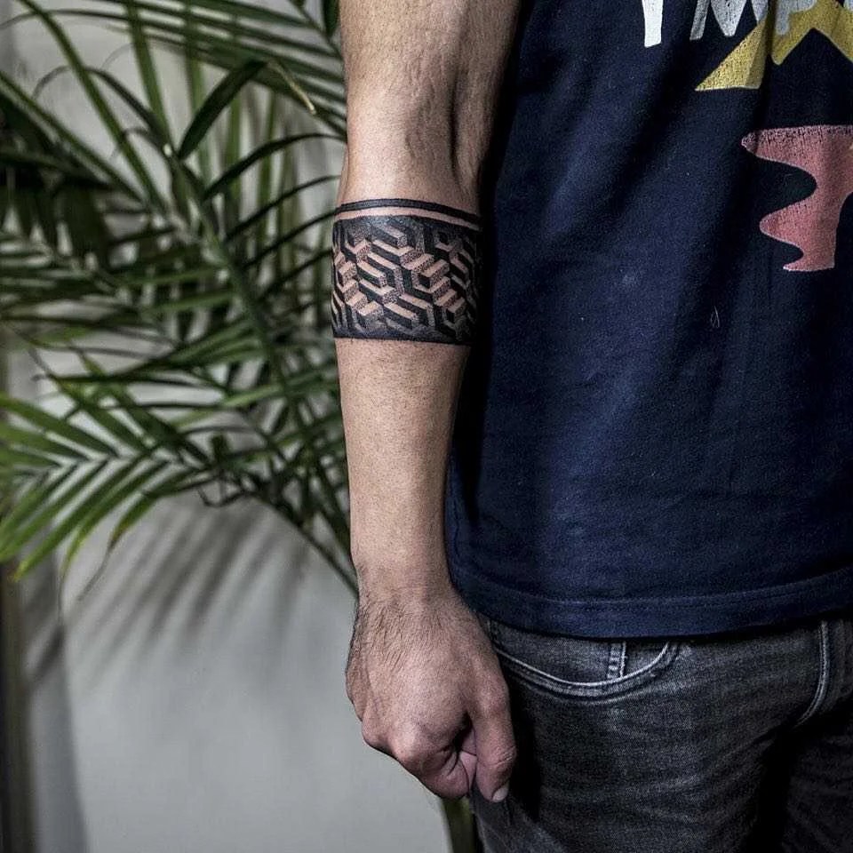 Geometric Armband By Remy B - Tattoogrid.net 960_x_960_jpg