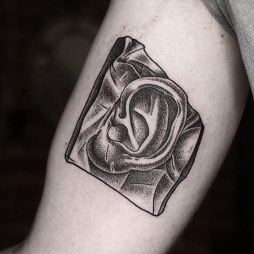 Plaster ear tattoo by mateutsa