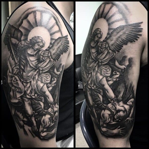 55 Tatuagens de São Miguel LINDAS para Você Tatuar!