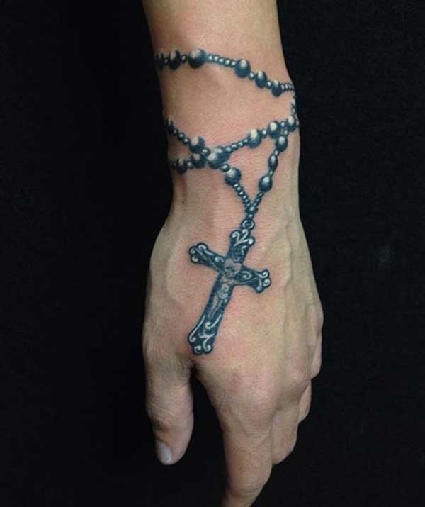 65 fotos de tatuagem de Nossa Senhora que vão te inspirar Tatuagem 75 Tatuagens de Rosário para Mostrar a Fé em Nossa Senhora!