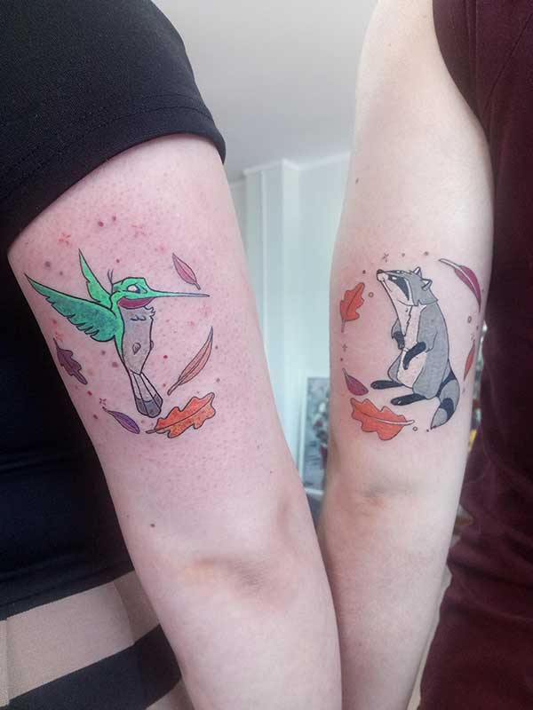 5++ Tatuagem Casal Desenho Animado Mais Recentes