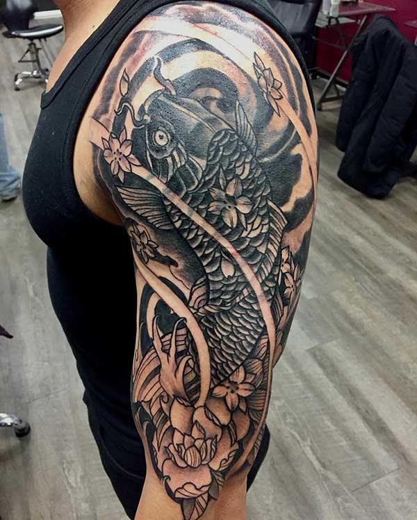 Significado da Tatuagem de Carpa 20+ Última Tatuagem De Carpa No Antebraco Sombreada Indubeed