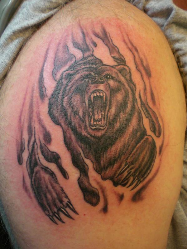 angry brown bear TattooMagz › Tattoo Designs / Ink Works / Body