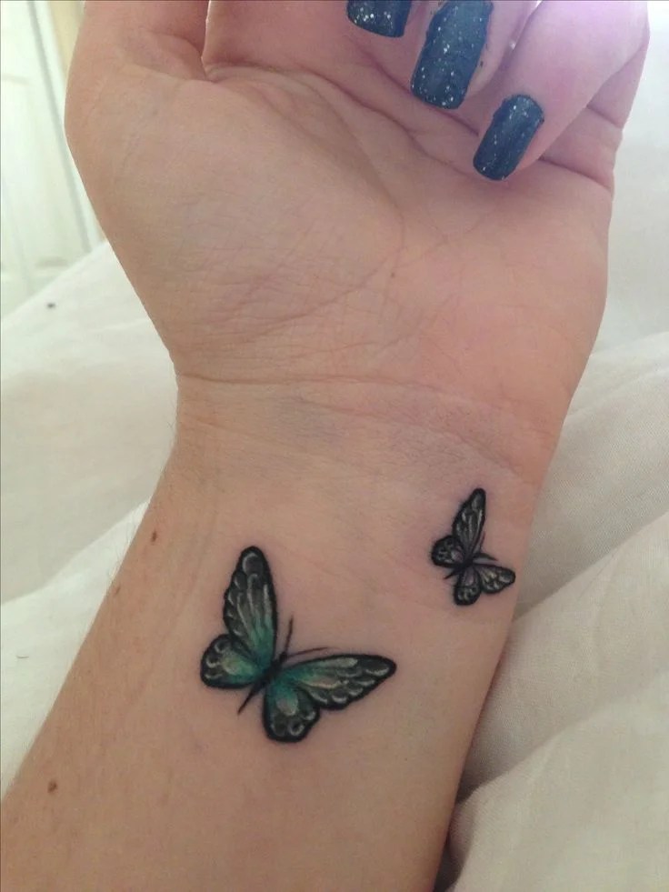 20 Butterfly Tattoos On Wrist Design And Ideas