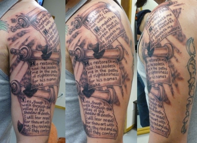 28 Scripture Tattoos - Popular Designs And Meanings - Tattooswin 500_x_689_jpg