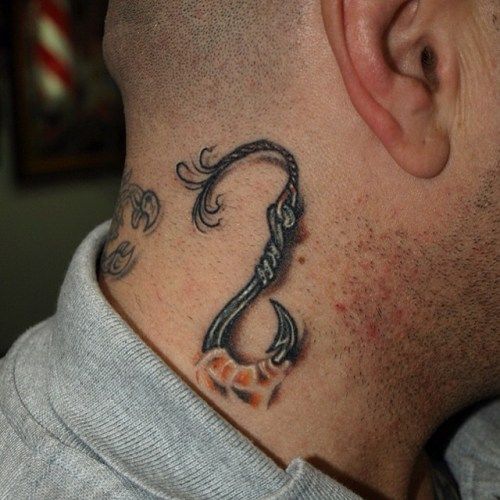 31 Fish Hook Tattoos And Their Catchy Meanings - Tattooswin 500_x_500_jpg