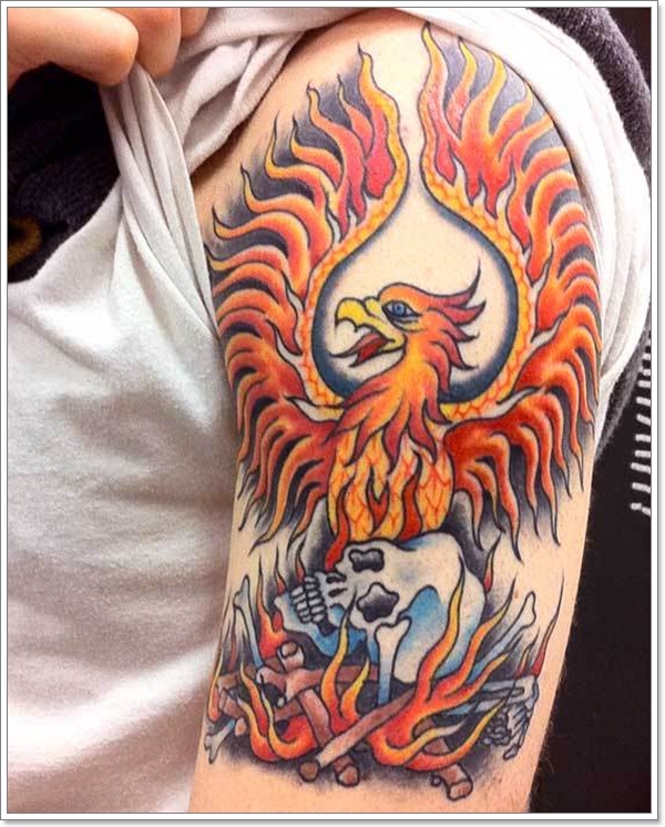 30 Cool Phoenix Tattoos for Men