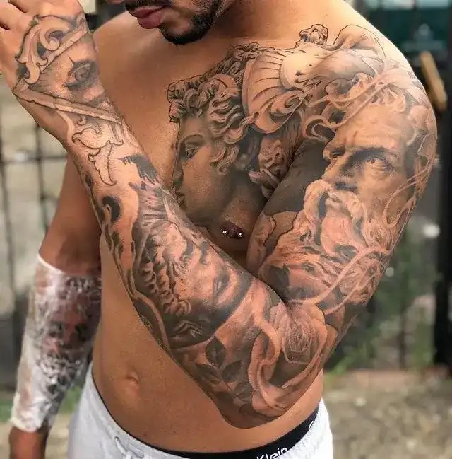 Black Tattoo Ink [Decoded] What Colors Are Mixed In?