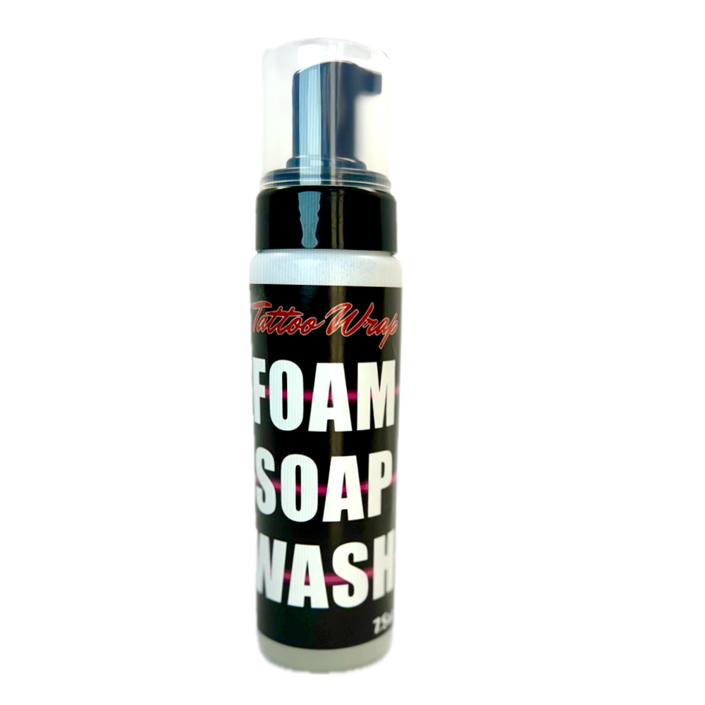 Foam Soap Wash 7.5oz Tattoo Wrap