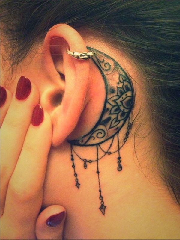 Blog da Sofia Tatuagem atrás da orelha 70 ideias diferentes para você Ouça! 90 desenhos de tatuagem de orelha unisex » Tatuagens HD