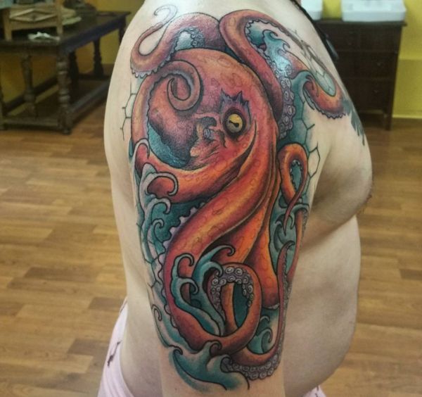 Pin de Hector De los Santos em tatoojr Tatuagem 3d, Tatuagem Polvos e tatuagens de lula e seu significado » Tatuagens HD