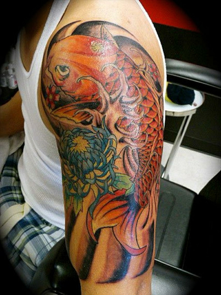 Tatuagem de Peixe Significado & 30 Ideias para se Inspirar Tatuagens de peixes Koi significado e desenhos originais » Tatuagens HD